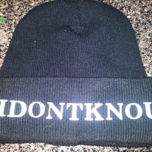 IDKU black beanie